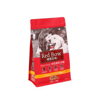 10kg 15kg 20kg ziplock customized food grade resealable pet food packaging bags