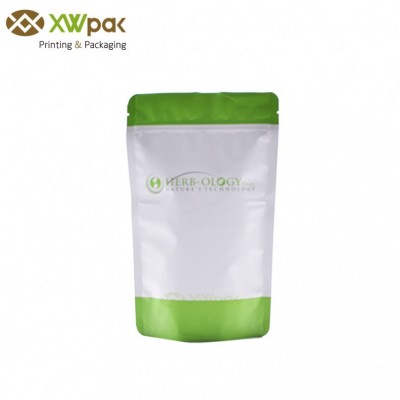 Sealable food grade plastic packing aluminum foil whey protein powder bags